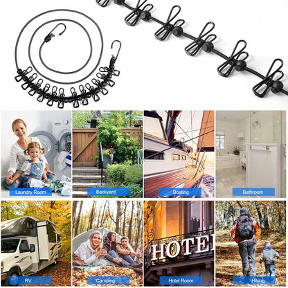 Cavyno™ - Portable Retractable Clothesline Set