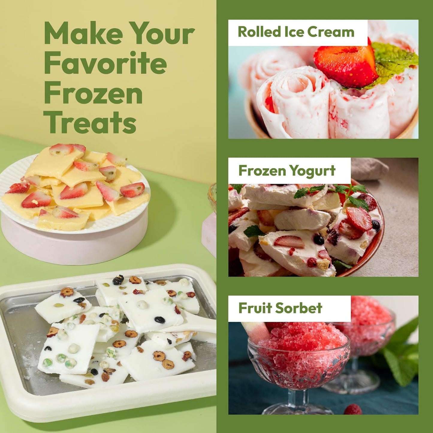 Cavyno™ - Instant Rolled Ice Cream Maker