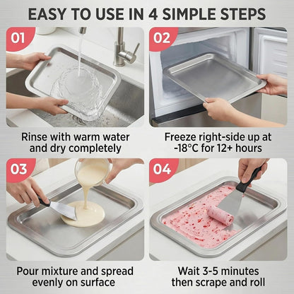 Cavyno™ - Instant Rolled Ice Cream Maker