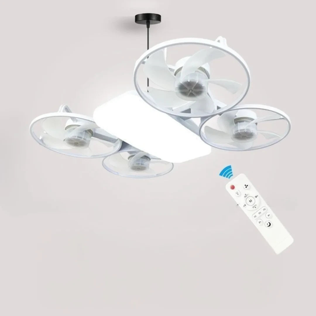 Cavyno™ - Drone-Inspired LED Ceiling Fan Light