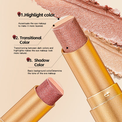 Cavyno™ - 4-Color 3-in-1 Cream Eyeshadow Stick Set
