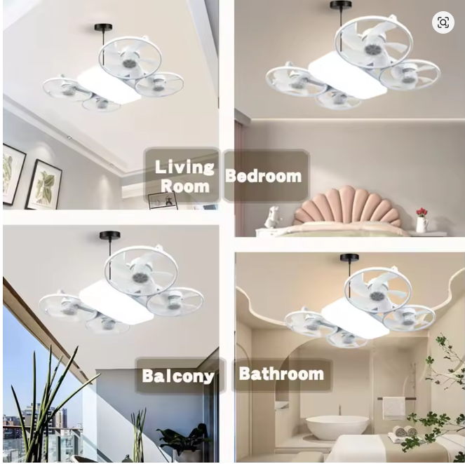 Cavyno™ - Drone-Inspired LED Ceiling Fan Light