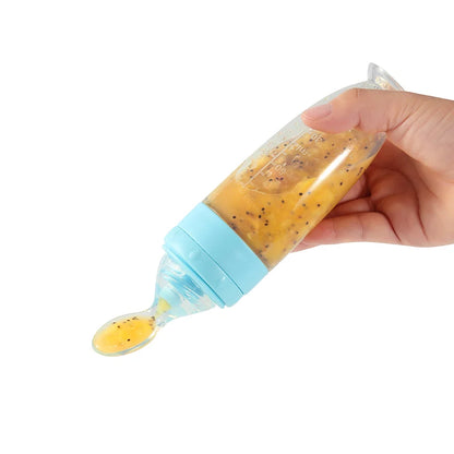 Cavyno™ - Silicone Squeeze Feeding Spoon Set